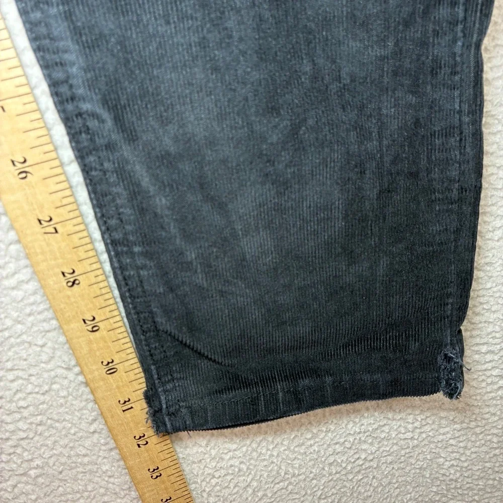 Levis 512 Corduroy Pants Mens 32x32 Black Slim Tapered Preppy Casual‎ Chino